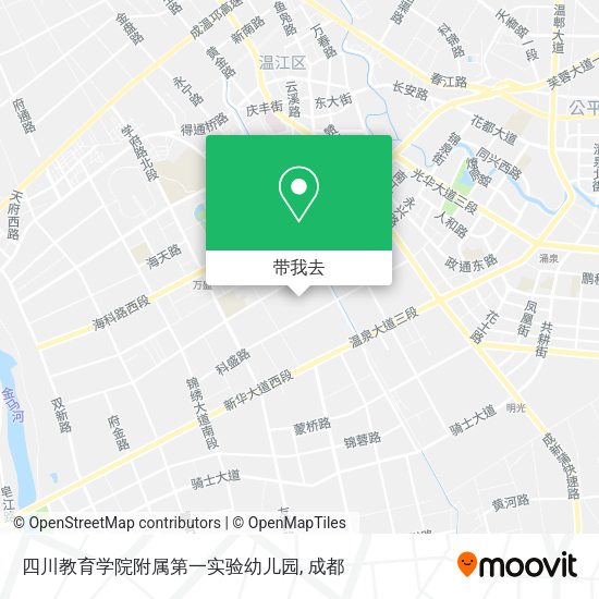 四川教育学院附属第一实验幼儿园地图
