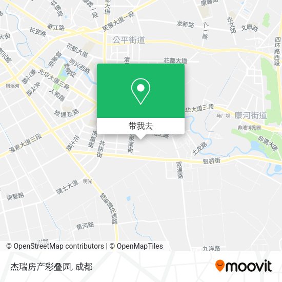 杰瑞房产彩叠园地图