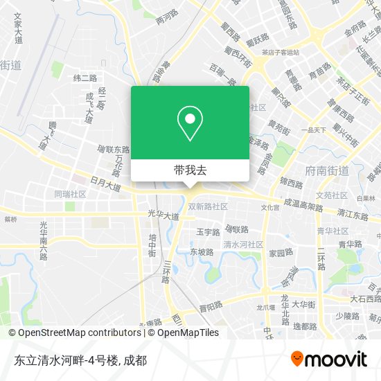 东立清水河畔-4号楼地图
