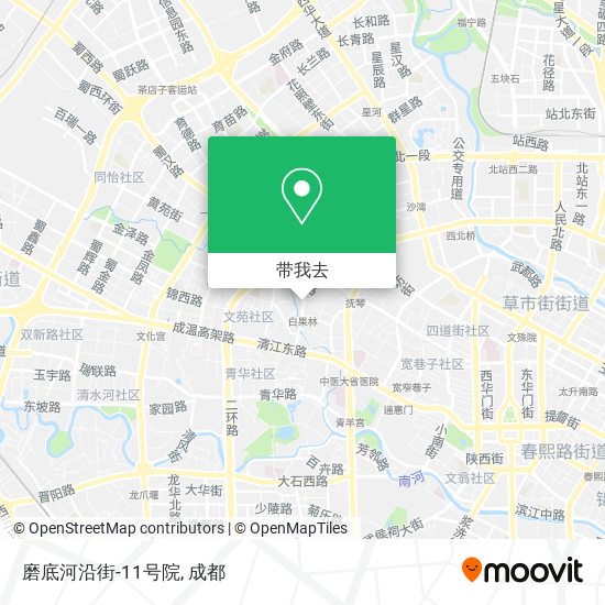 磨底河沿街-11号院地图