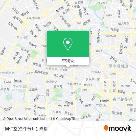 同仁堂(金牛分店)地图