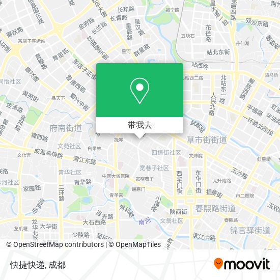 快捷快递地图