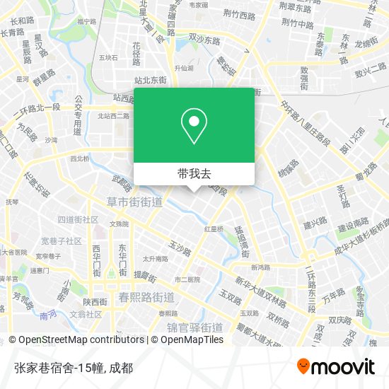 张家巷宿舍-15幢地图