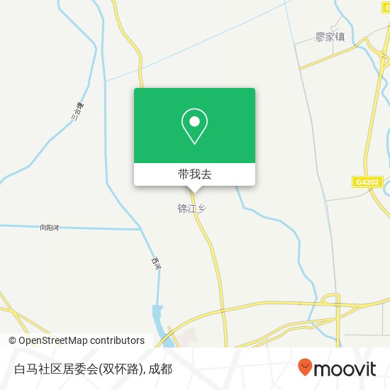 白马社区居委会(双怀路)地图
