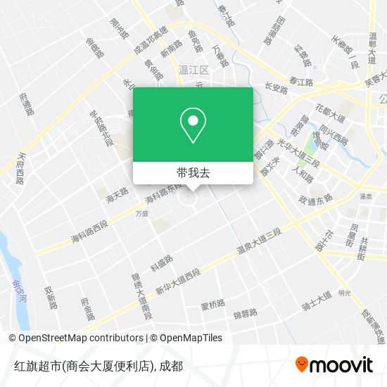 红旗超市(商会大厦便利店)地图