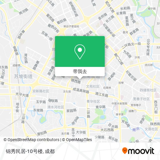 锦秀民居-10号楼地图