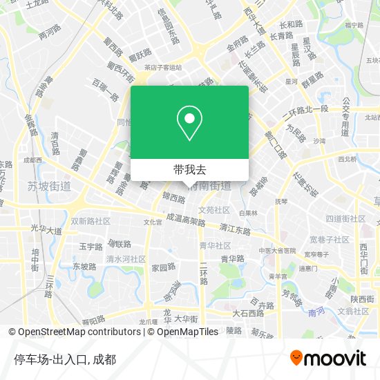 停车场-出入口地图