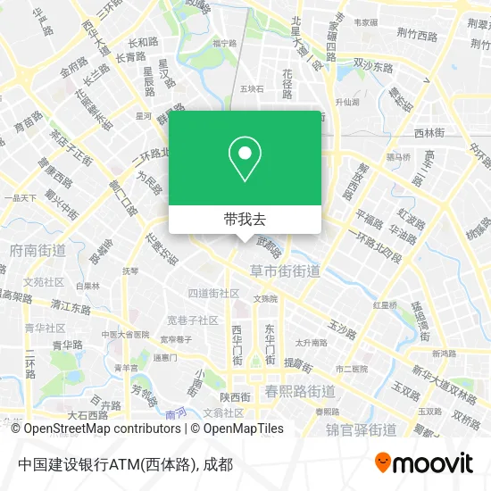 中国建设银行ATM(西体路)地图