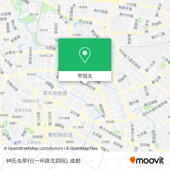 钟氏虫草行(一环路北四段)地图