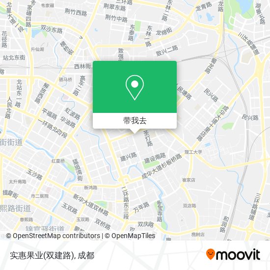 实惠果业(双建路)地图