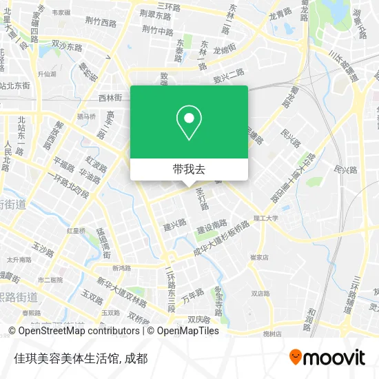 佳琪美容美体生活馆地图