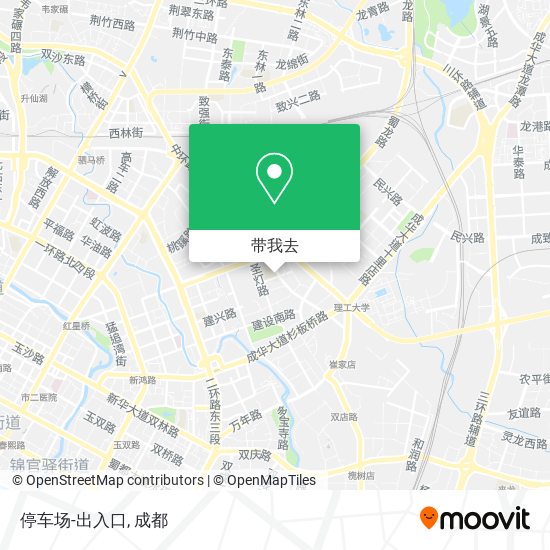 停车场-出入口地图