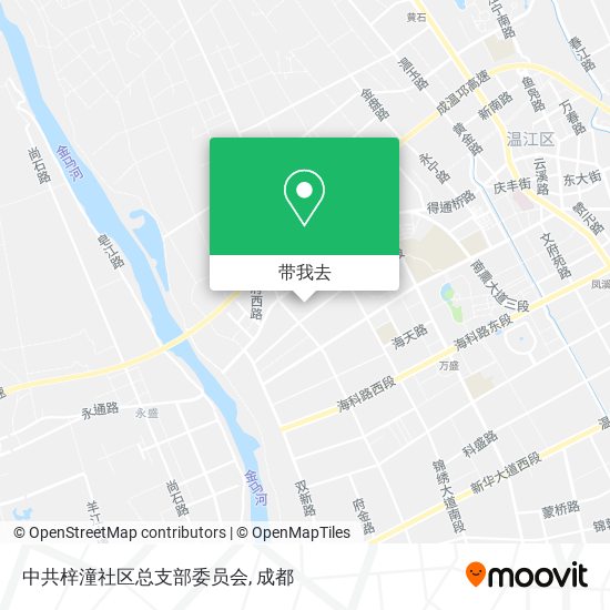 中共梓潼社区总支部委员会地图
