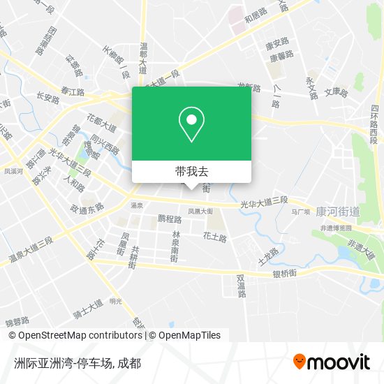 洲际亚洲湾-停车场地图
