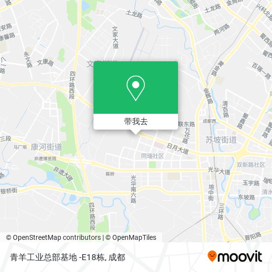 青羊工业总部基地 -E18栋地图