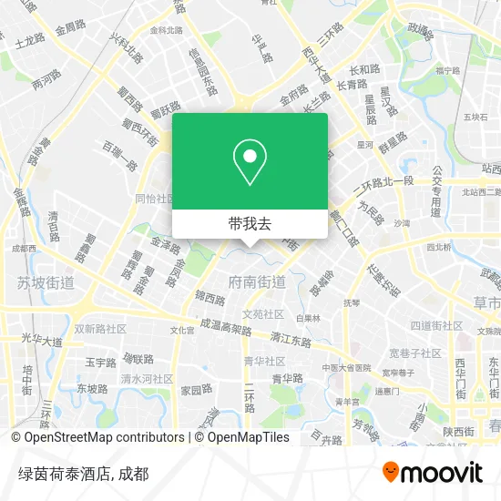 绿茵荷泰酒店地图