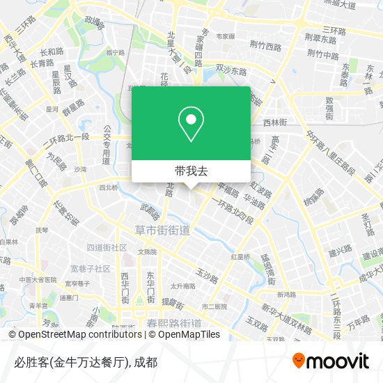 必胜客(金牛万达餐厅)地图