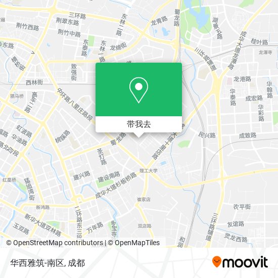 华西雅筑-南区地图