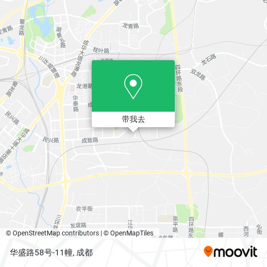 华盛路58号-11幢地图