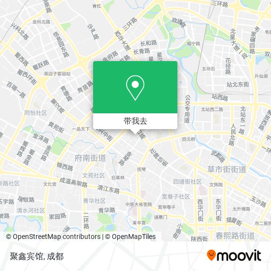 聚鑫宾馆地图