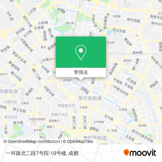 一环路北二段7号院-10号楼地图