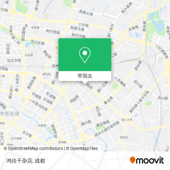 鸿佳干杂店地图