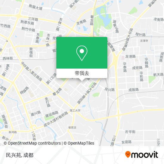 民兴苑地图