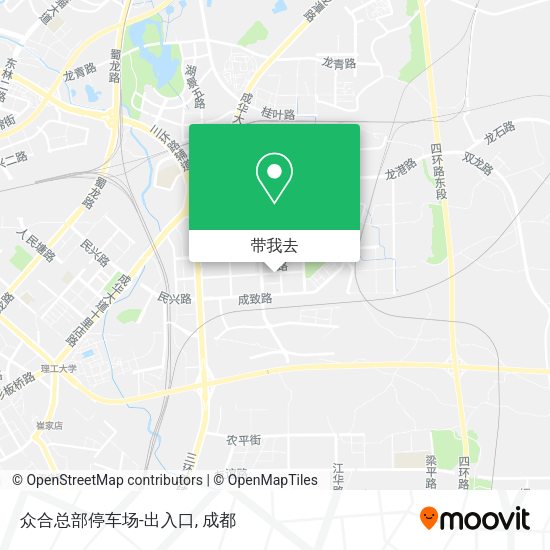 众合总部停车场-出入口地图
