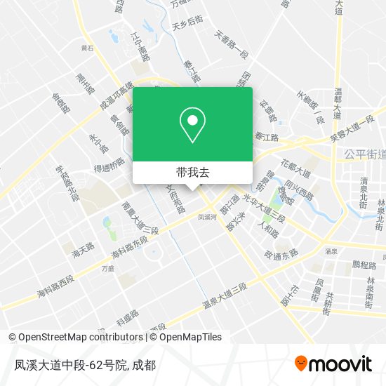 凤溪大道中段-62号院地图