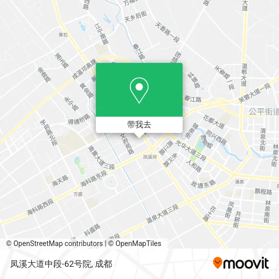 凤溪大道中段-62号院地图