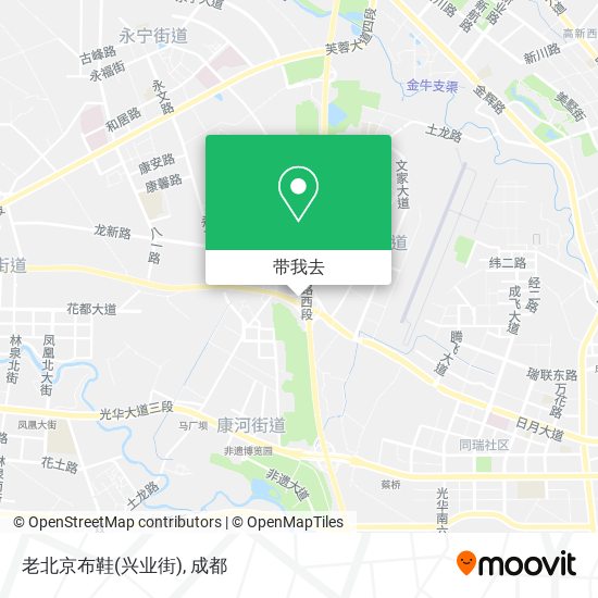 老北京布鞋(兴业街)地图