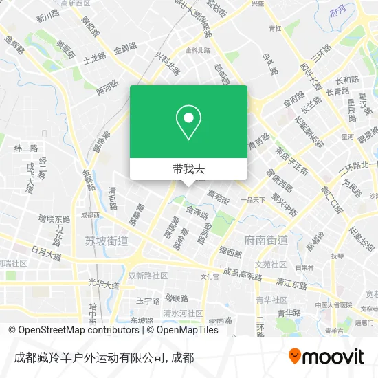 成都藏羚羊户外运动有限公司地图