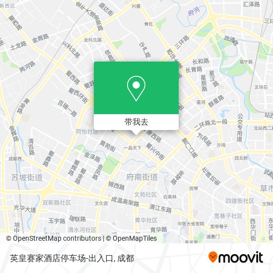 英皇赛家酒店停车场-出入口地图