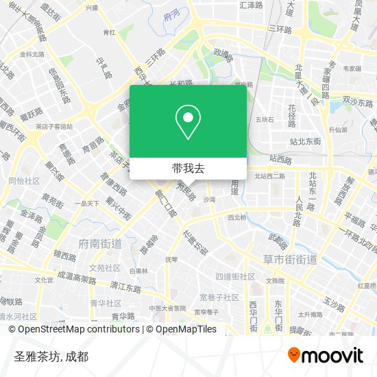 圣雅茶坊地图