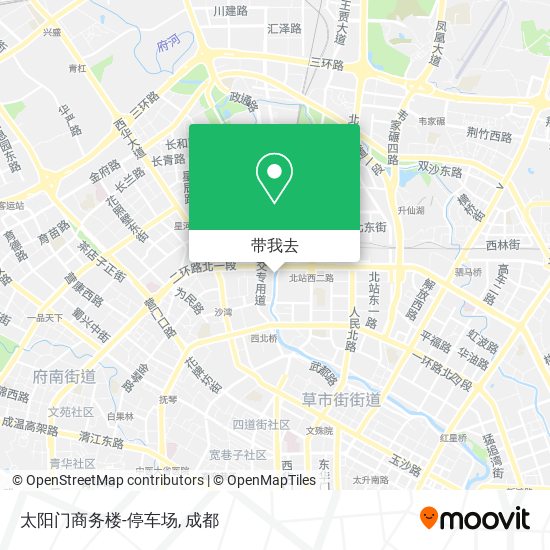 太阳门商务楼-停车场地图