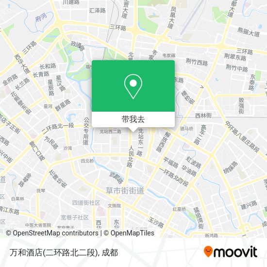 万和酒店(二环路北二段)地图