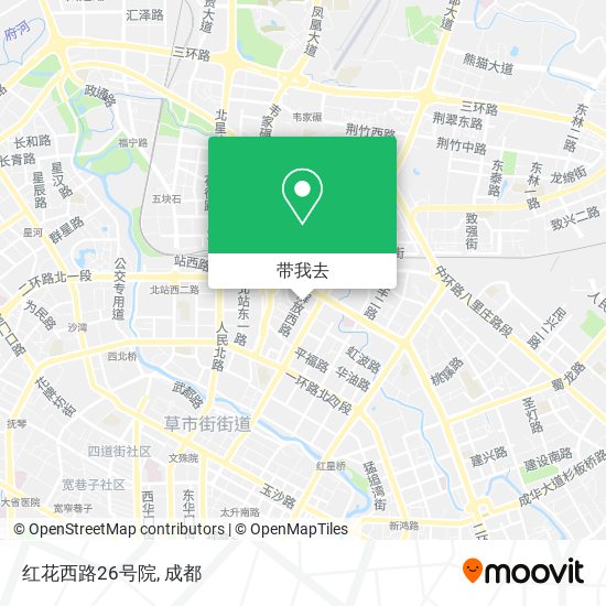 红花西路26号院地图