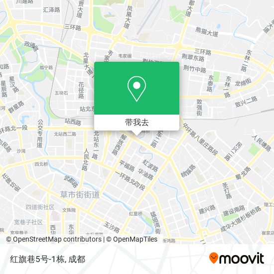 红旗巷5号-1栋地图