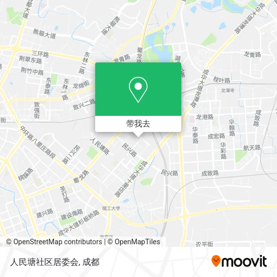 人民塘社区居委会地图