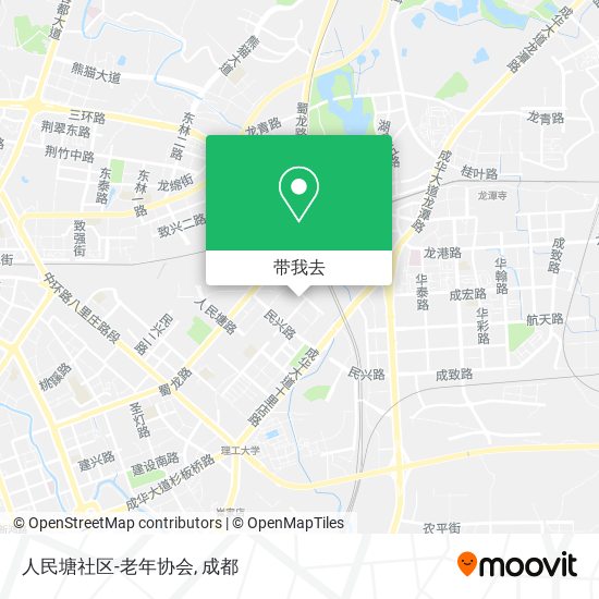 人民塘社区-老年协会地图