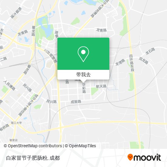 白家冒节子肥肠粉地图