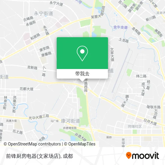 前锋厨房电器(文家场店)地图