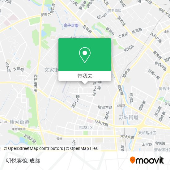 明悦宾馆地图