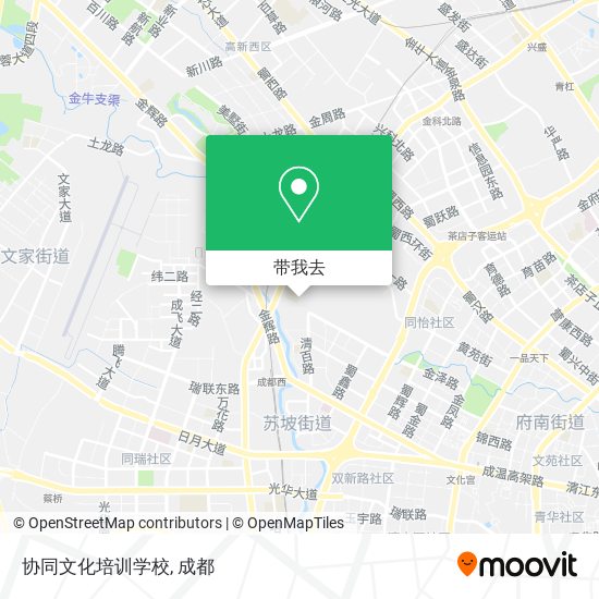 协同文化培训学校地图