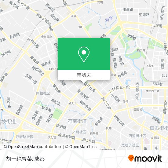 胡一绝冒菜地图