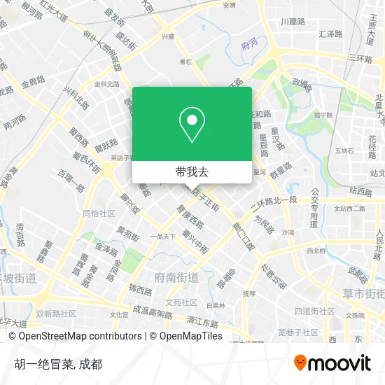 胡一绝冒菜地图