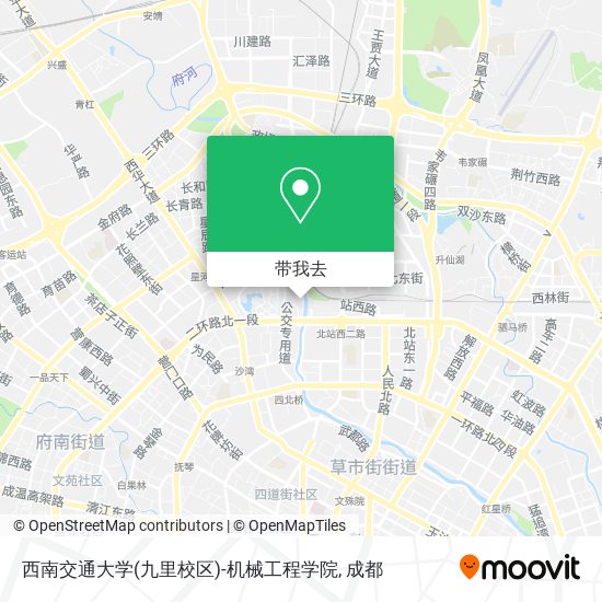 西南交通大学(九里校区)-机械工程学院地图