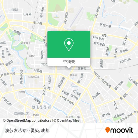 澳莎发艺专业烫染地图