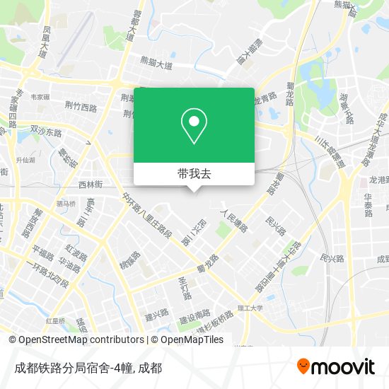 成都铁路分局宿舍-4幢地图