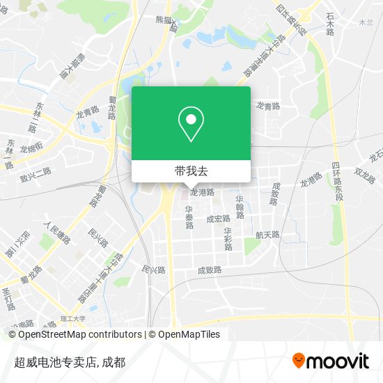 超威电池专卖店地图